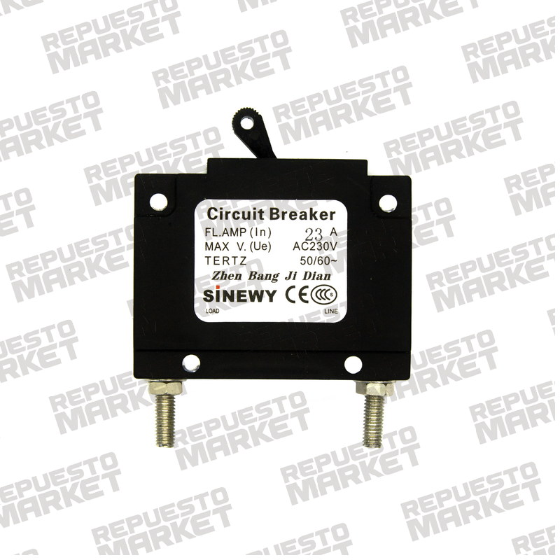 BREAKER GENERA 6KVA 23 AMP